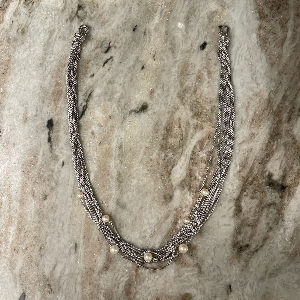 David Yurman Chunky Pearl Necklace